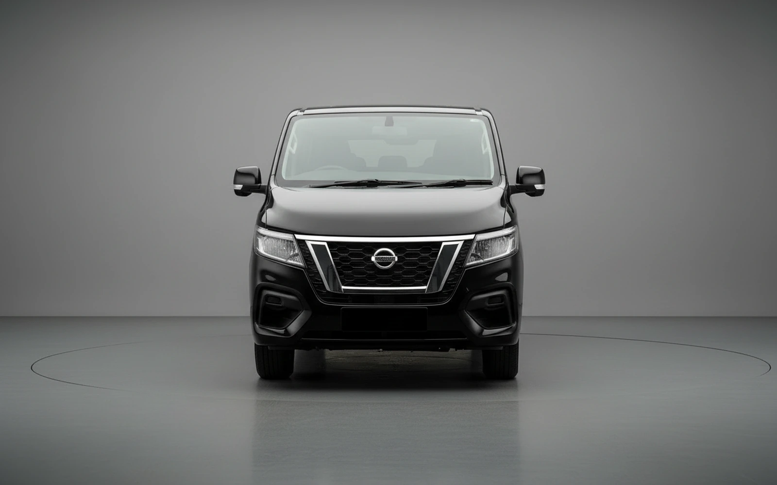 Nissan Urvan Black 2026 — exterior side view