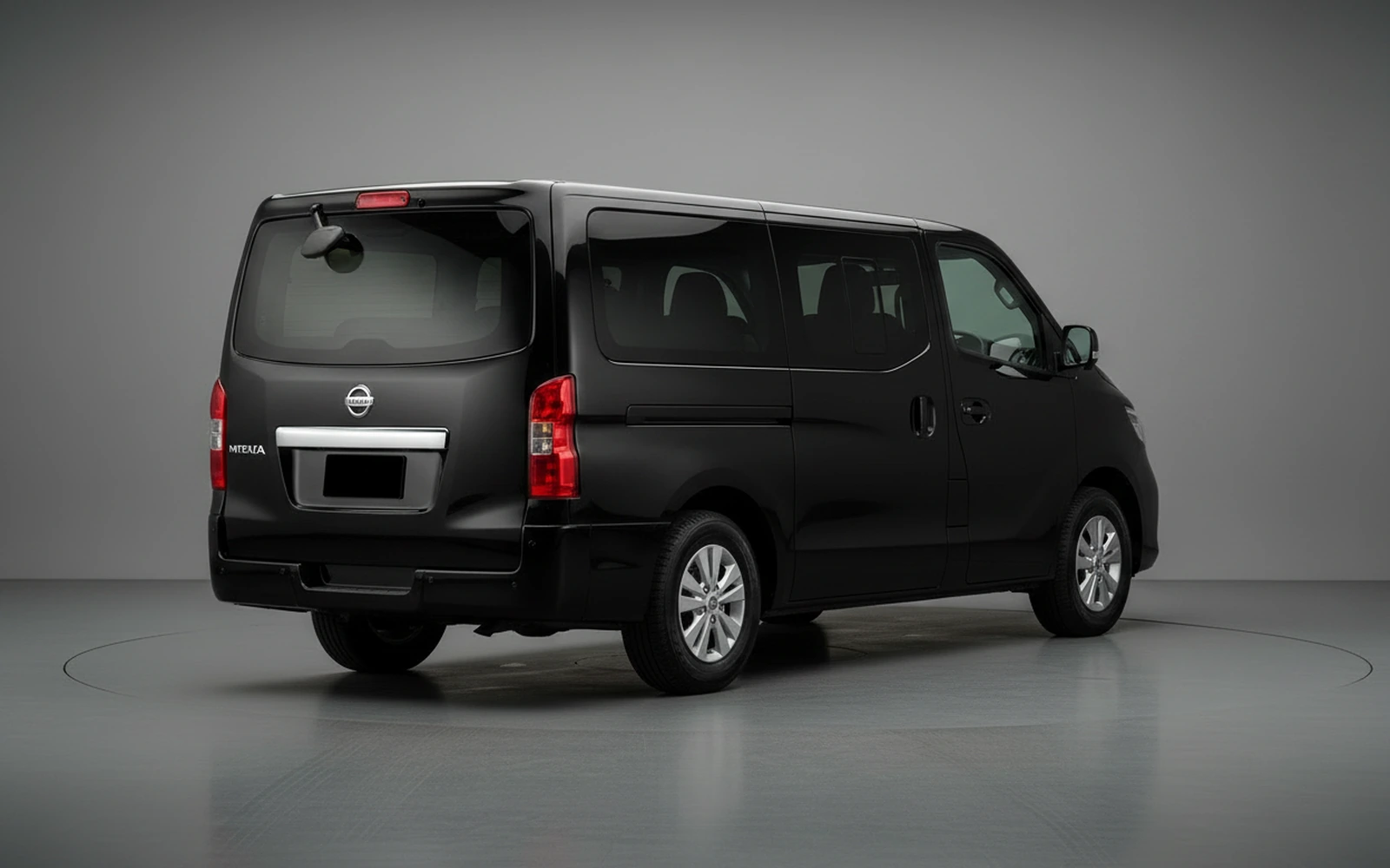 Nissan Urvan Black 2026 — interior dashboard