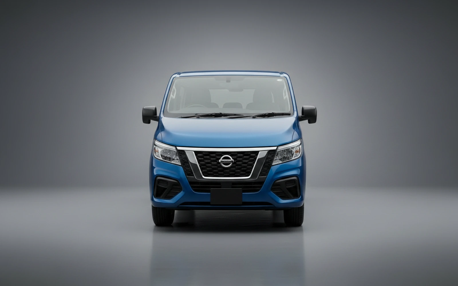 Nissan Urvan Blue 2026 — exterior side view