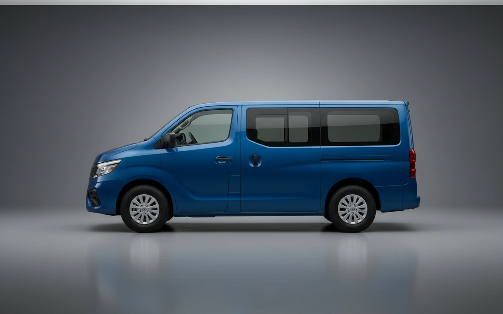 Nissan Urvan Blue 2026 — exterior rear view