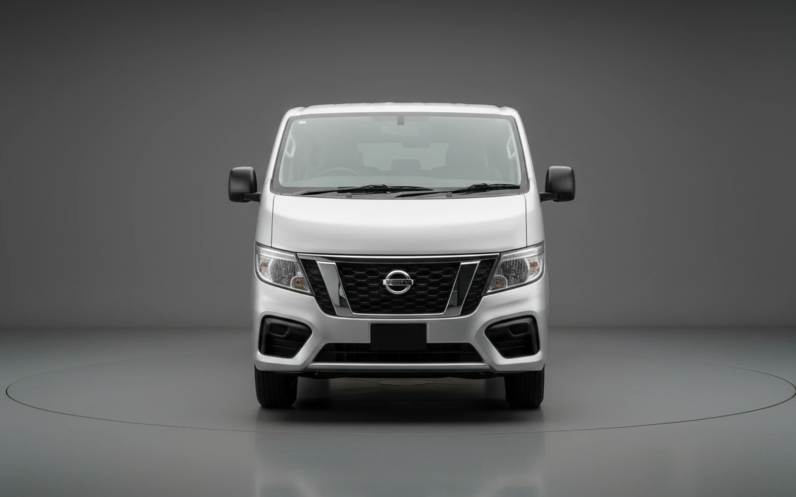 Nissan Urvan Silver 2026 — exterior side view