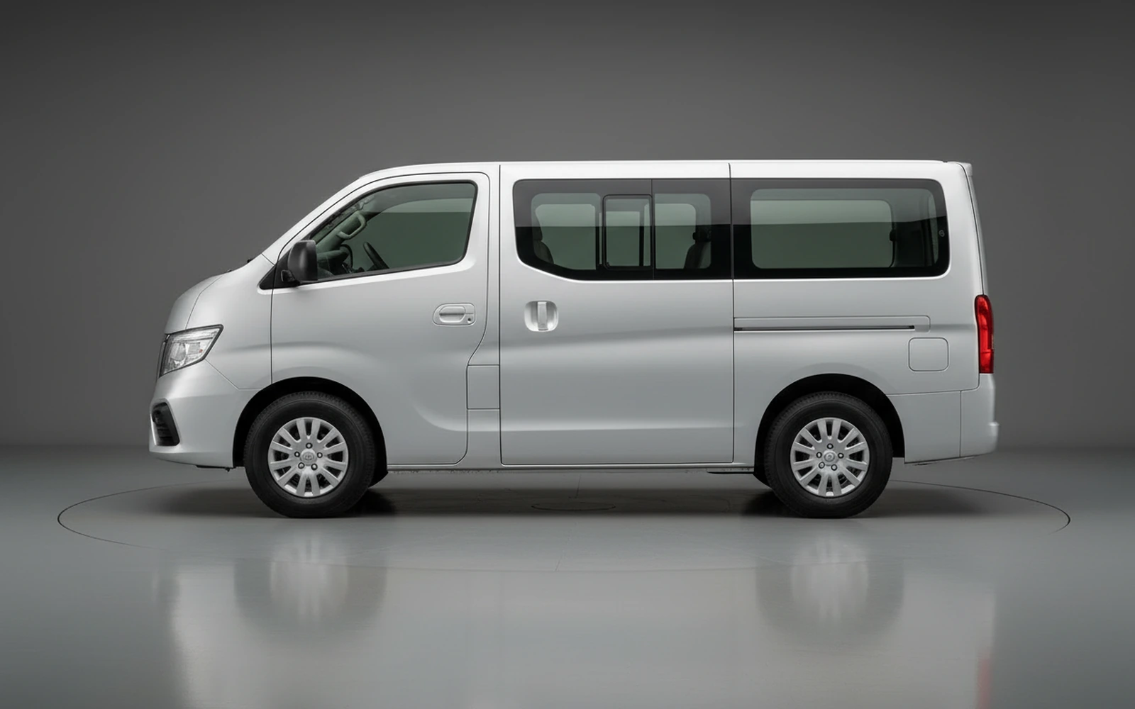 Nissan Urvan Silver 2026 — exterior rear view