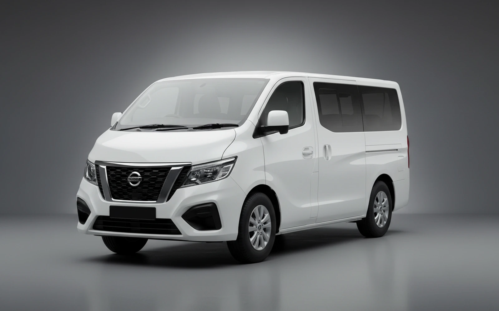 Nissan Urvan White 2026 for rent in Miami — exterior photo