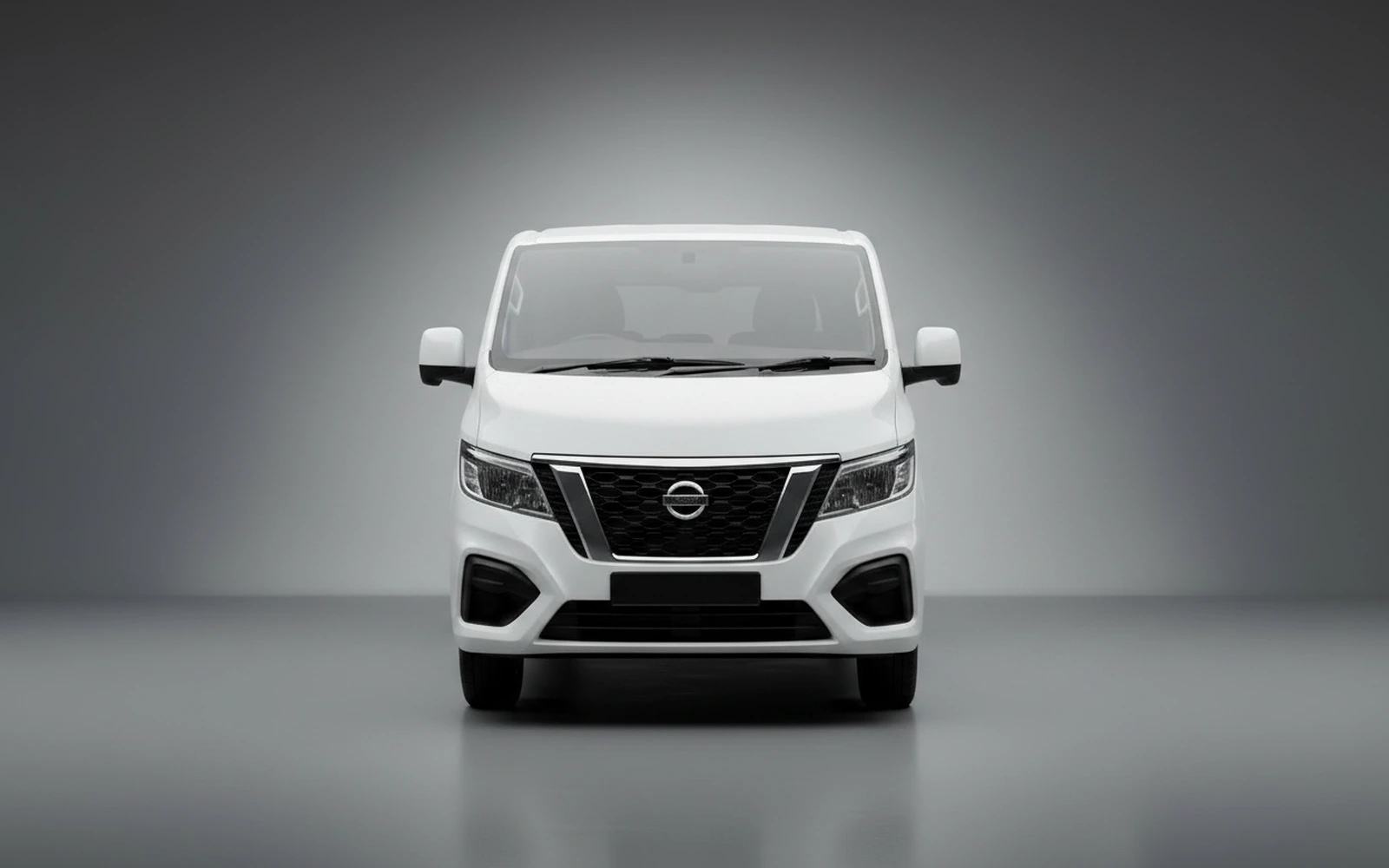 Nissan Urvan White 2026 — exterior side view