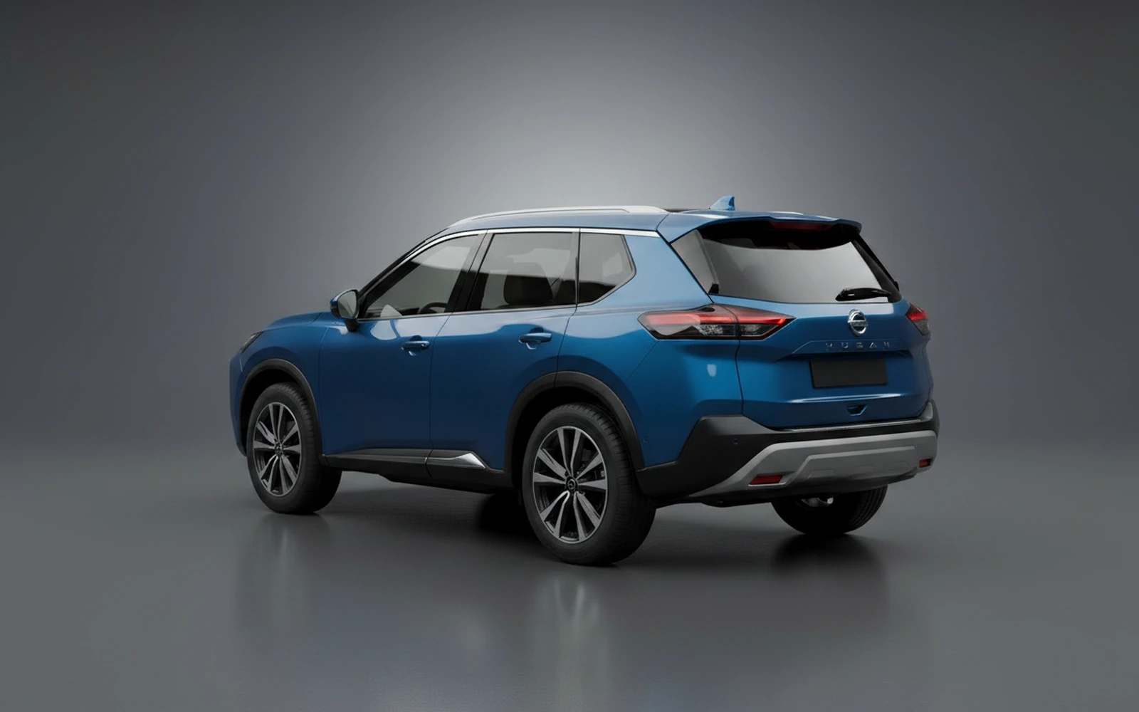 Nissan X Trail Azul 2026 — interior dashboard
