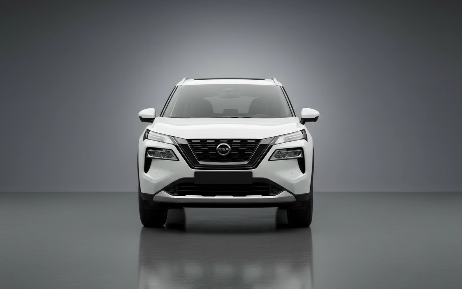 Nissan X Trail White 2026 — exterior side view