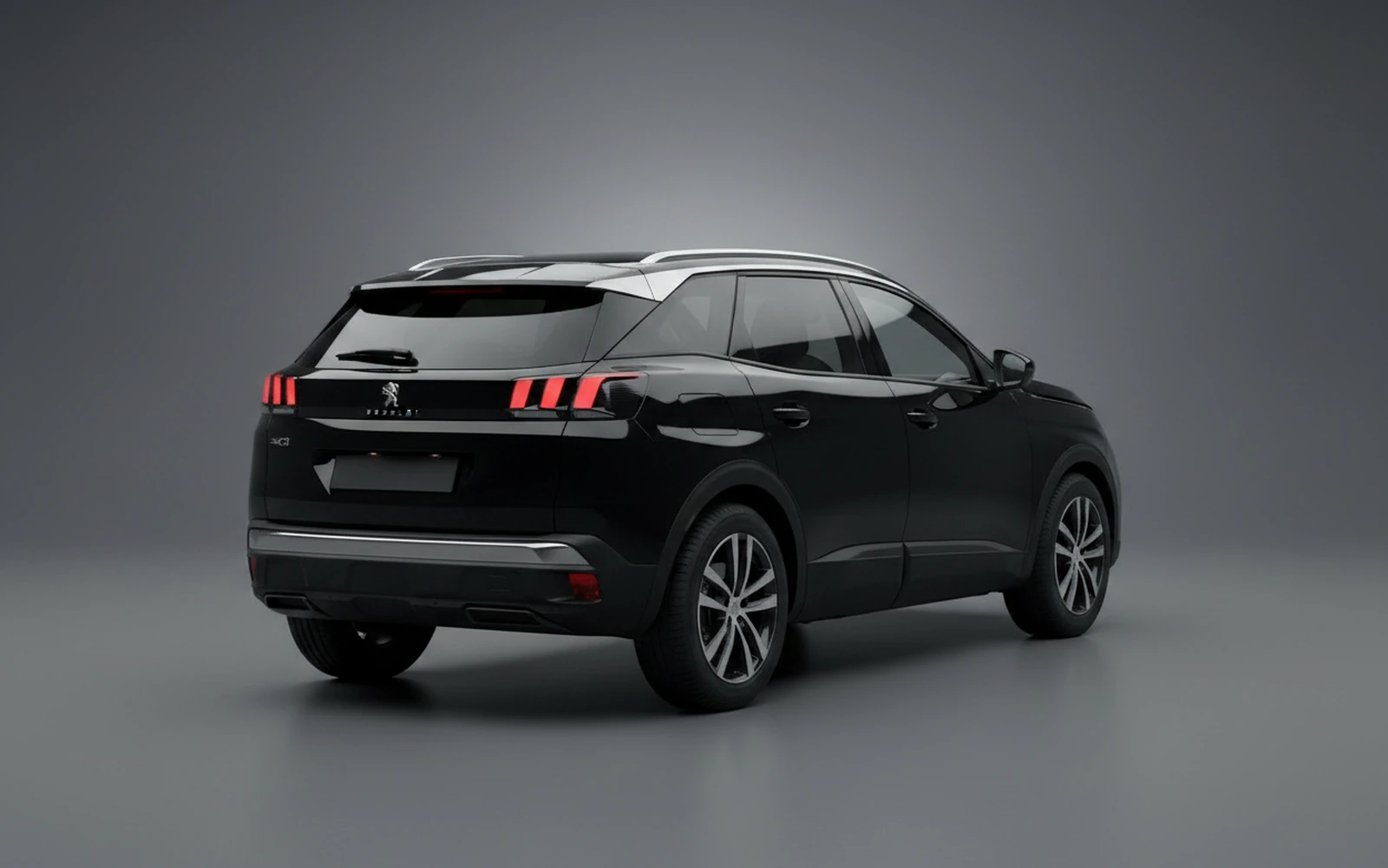 Peugeot 3008 Black 2023 — interior dashboard