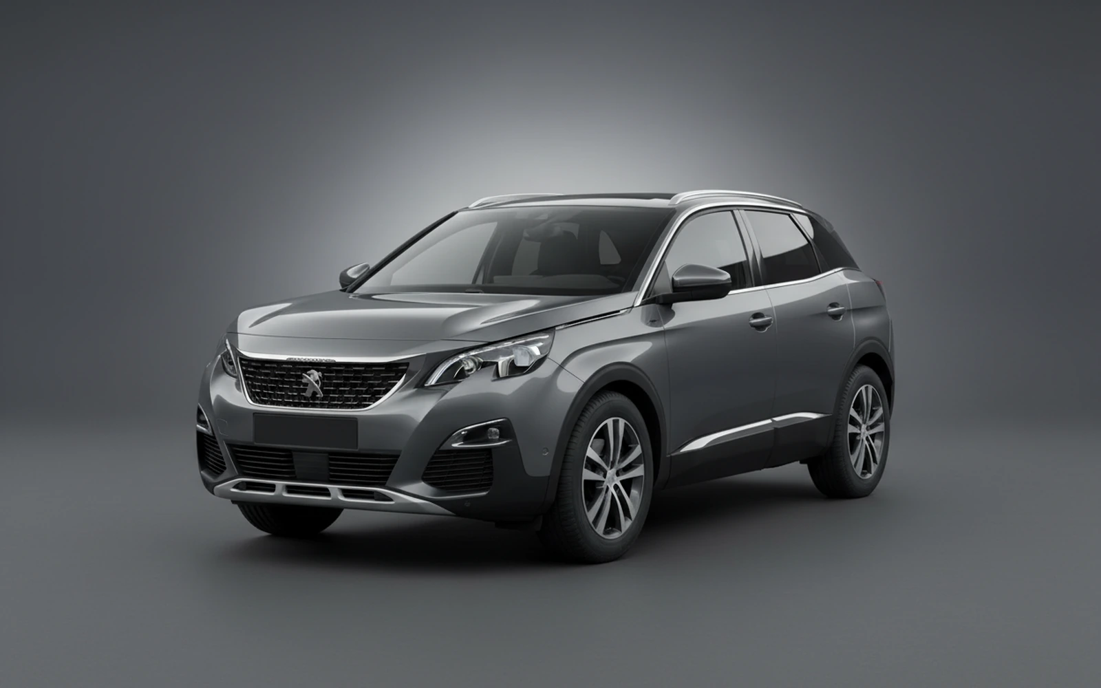 Peugeot 3008 Grey 2023 for rent in Miami — exterior photo