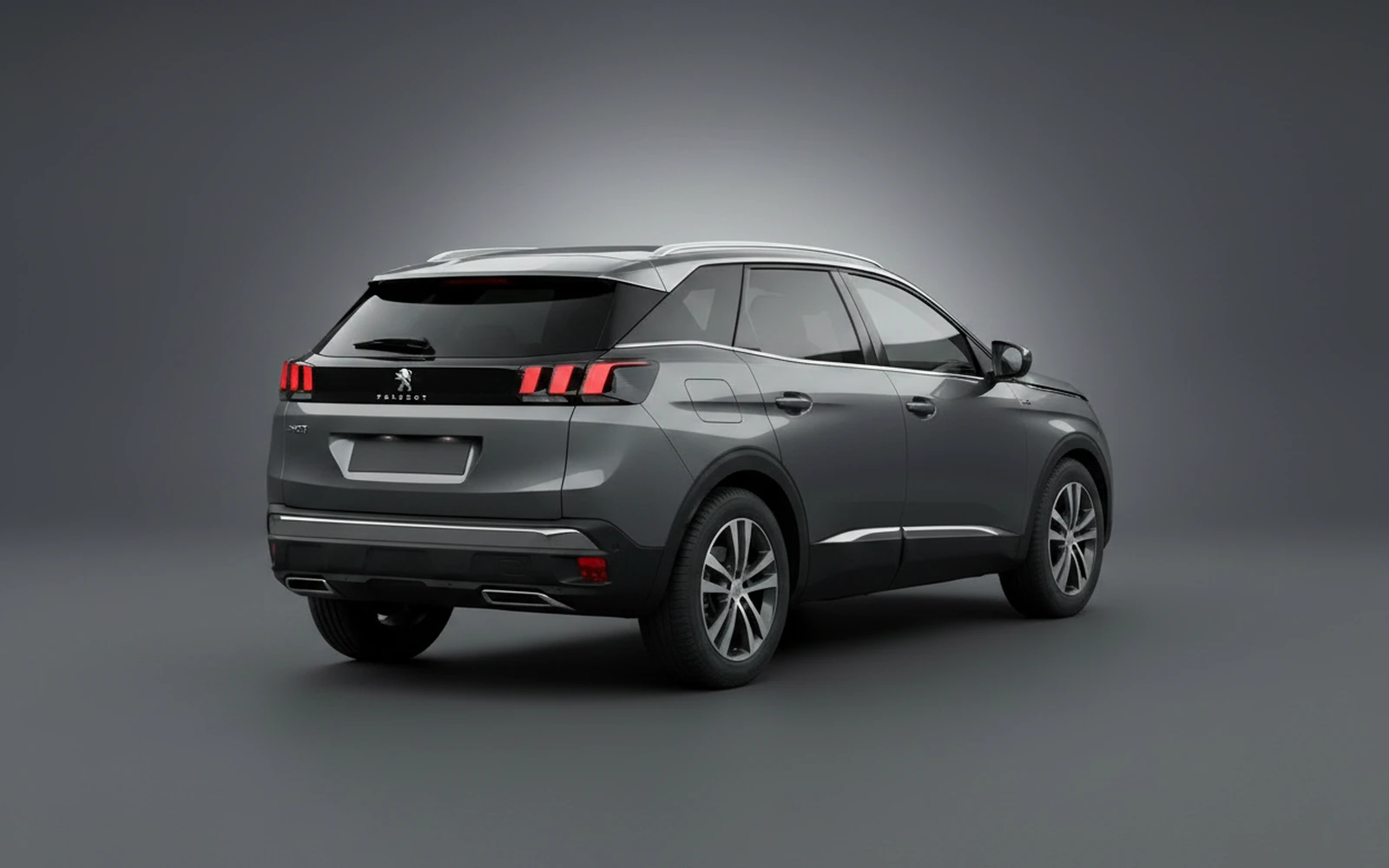 Peugeot 3008 Grey 2023 — interior dashboard