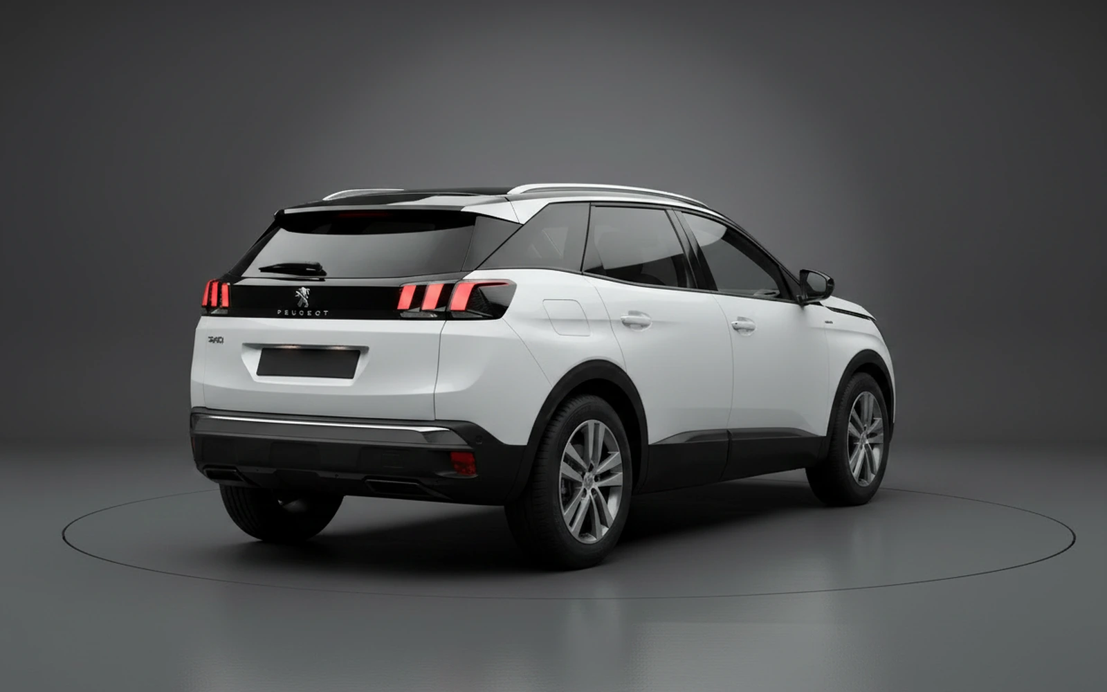 Peugeot 3008 White 2023 — interior dashboard