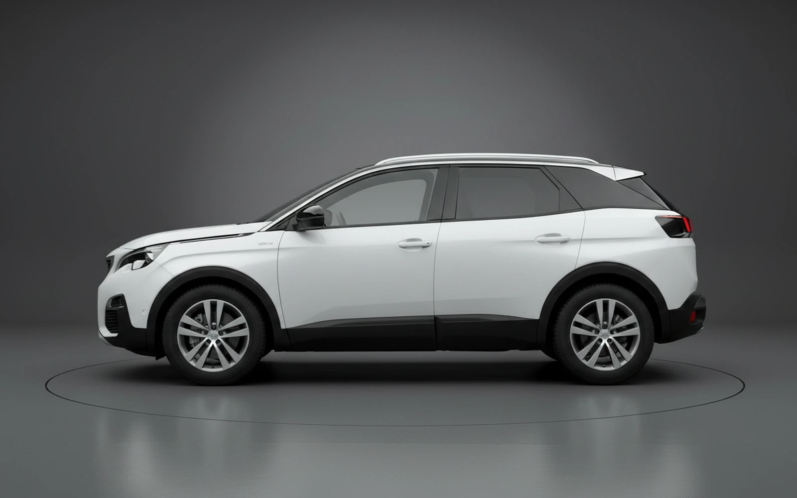 Peugeot 3008 White 2023 — exterior rear view