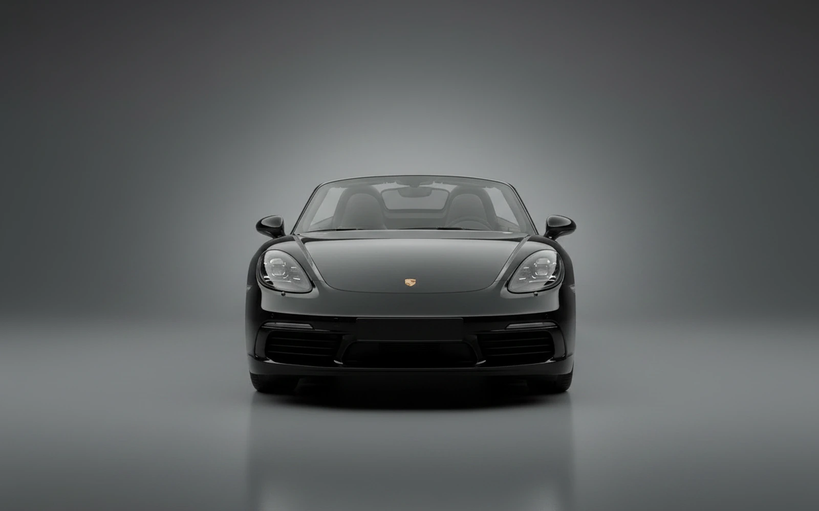Porsche 718 Boxster Negro 2022 — exterior side view