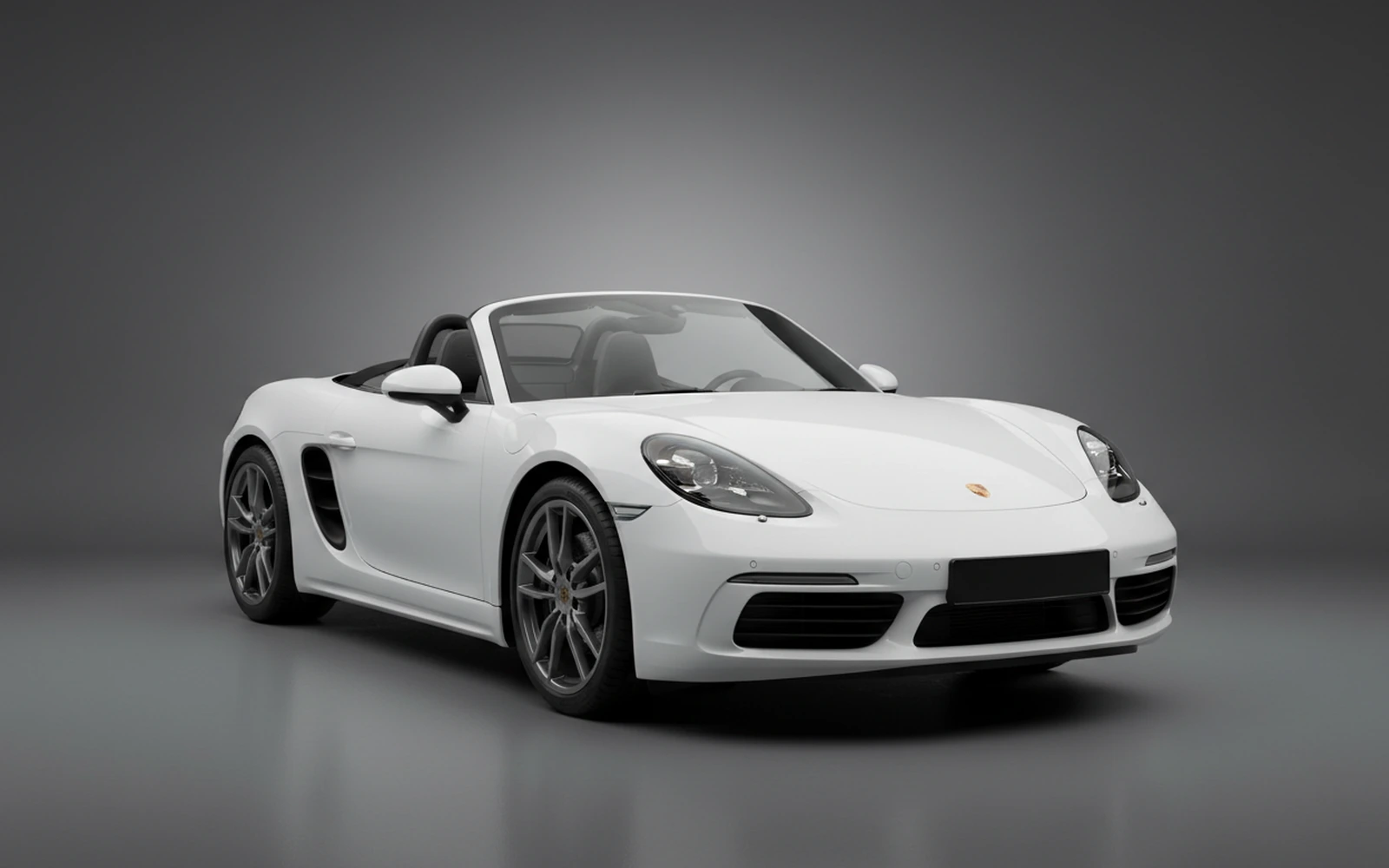 Porsche 718 Boxster Blanco 2022 for rent in Miami — exterior front view