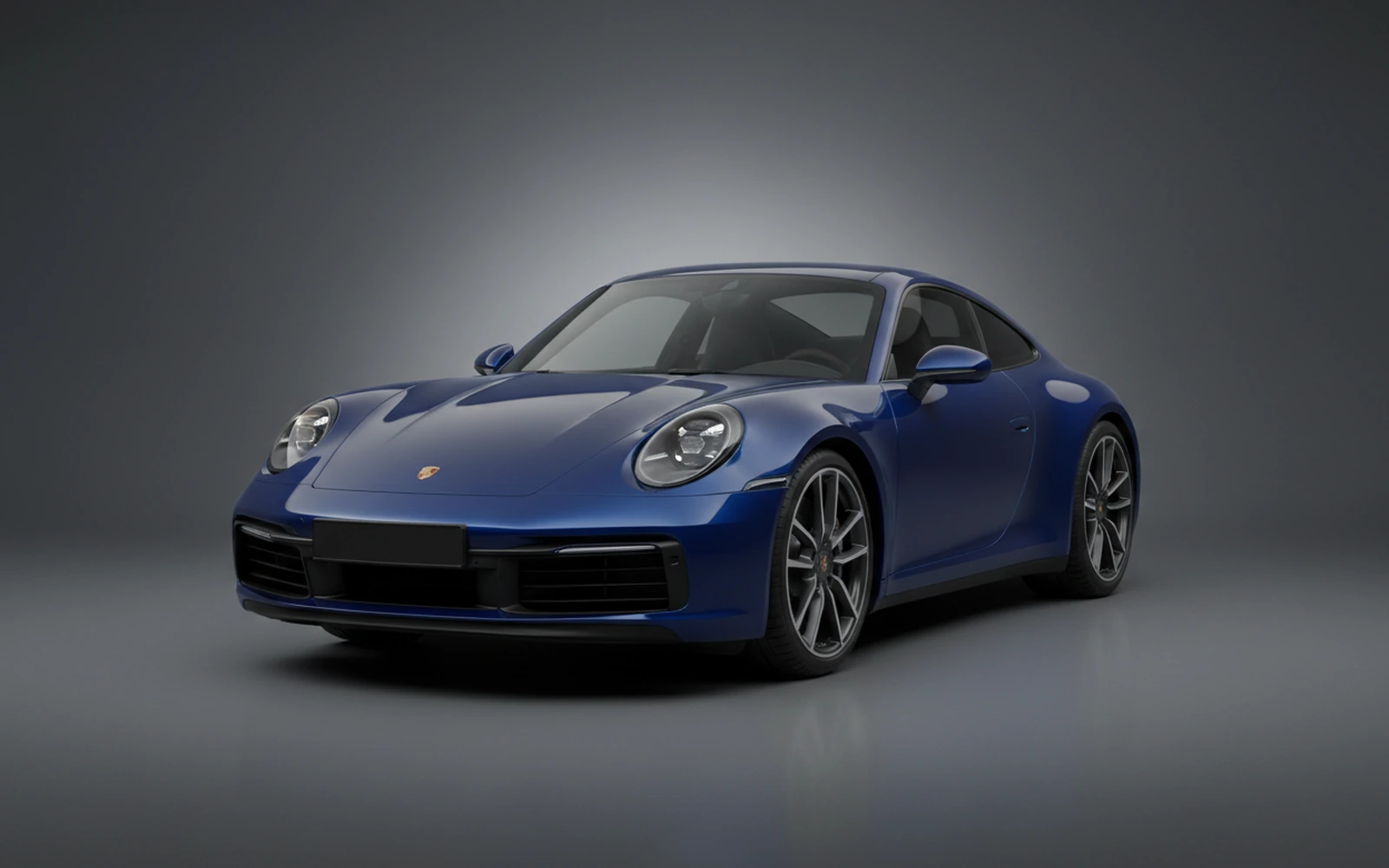 Porsche 911 Carrera S Azul 2020 for rent in Miami — exterior front view