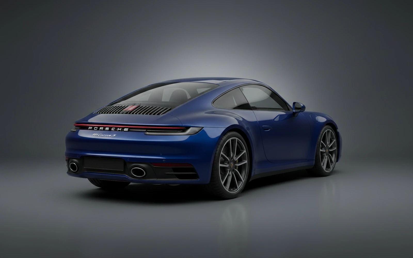 Porsche 911 Carrera S Azul 2020 — interior dashboard