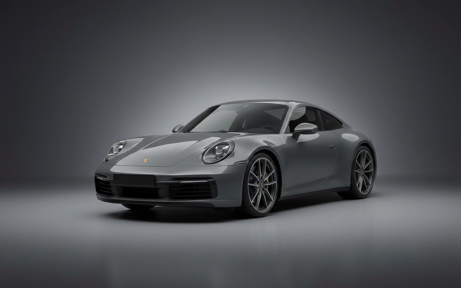 Porsche 911 Carrera S Grey 2020 for rent in Miami — exterior front view