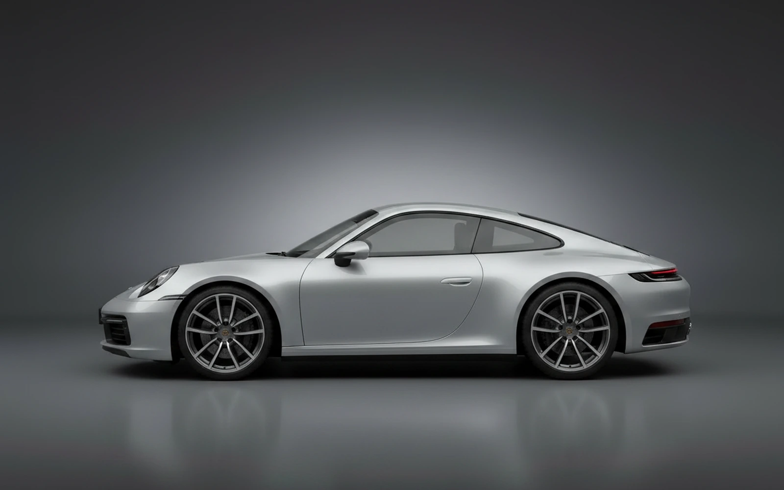 Porsche 911 Carrera S Plata 2020 — exterior rear view