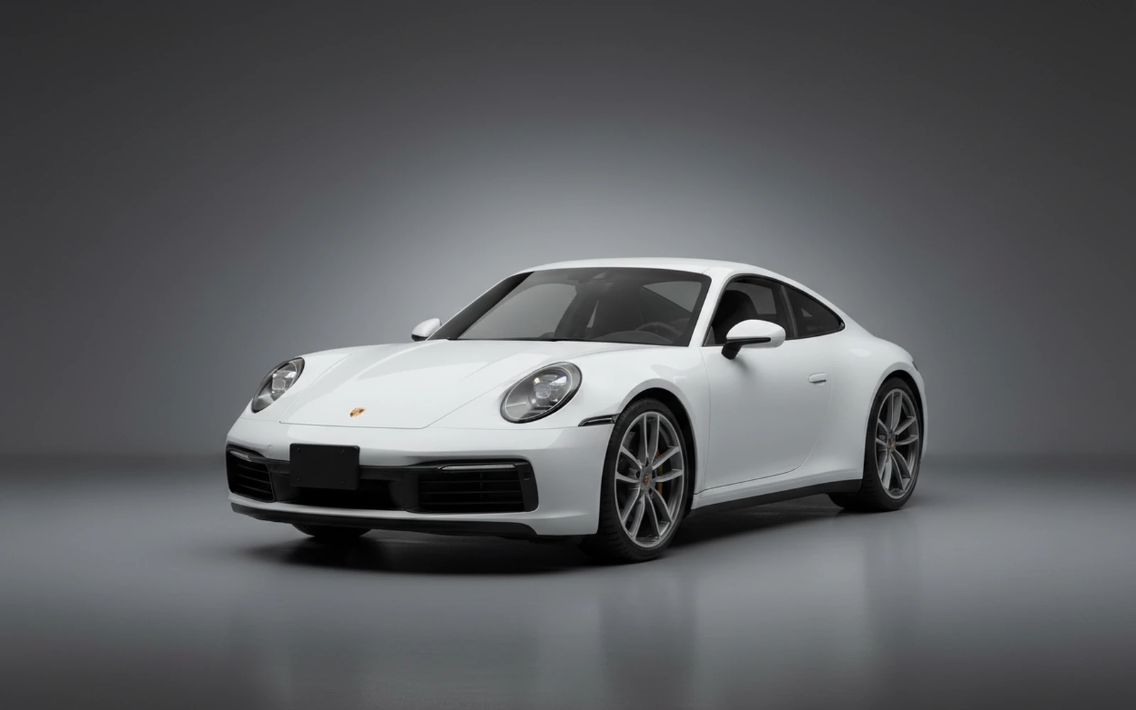 Porsche 911 Carrera S White 2020 for rent in Miami — exterior front view