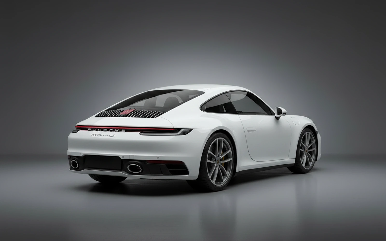 Porsche 911 Carrera S White 2020 — interior dashboard