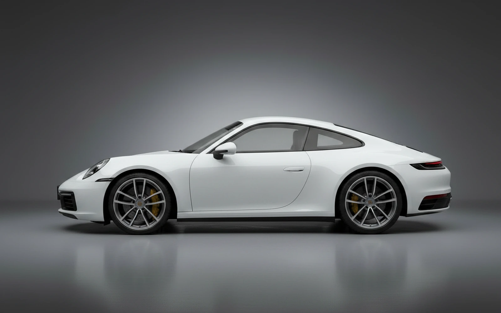 Porsche 911 Carrera S White 2020 — exterior rear view