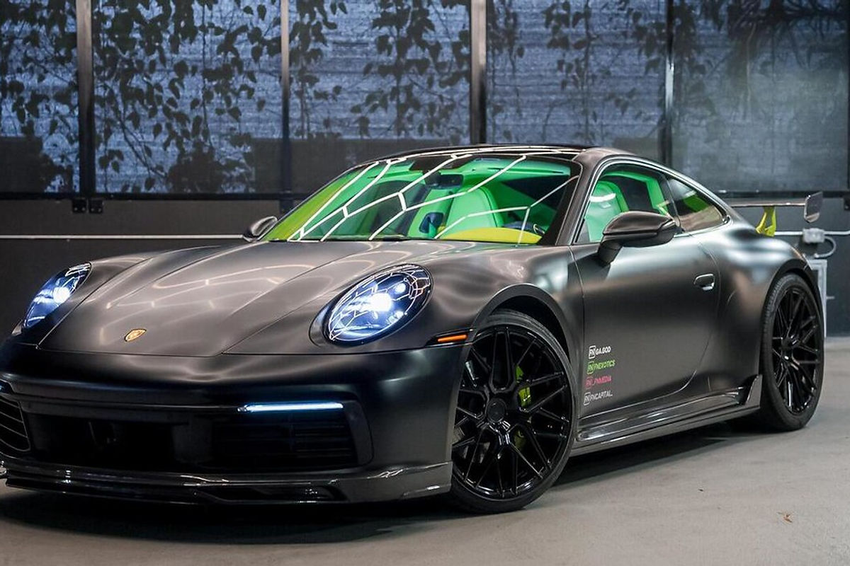 Porsche 911 Carrera S Black 2020 for rent in Miami — exterior photo