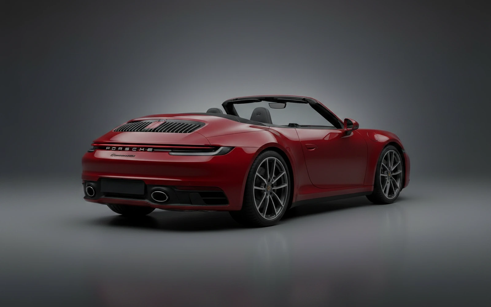 Porsche 911 Carrera Red 2024 — interior dashboard