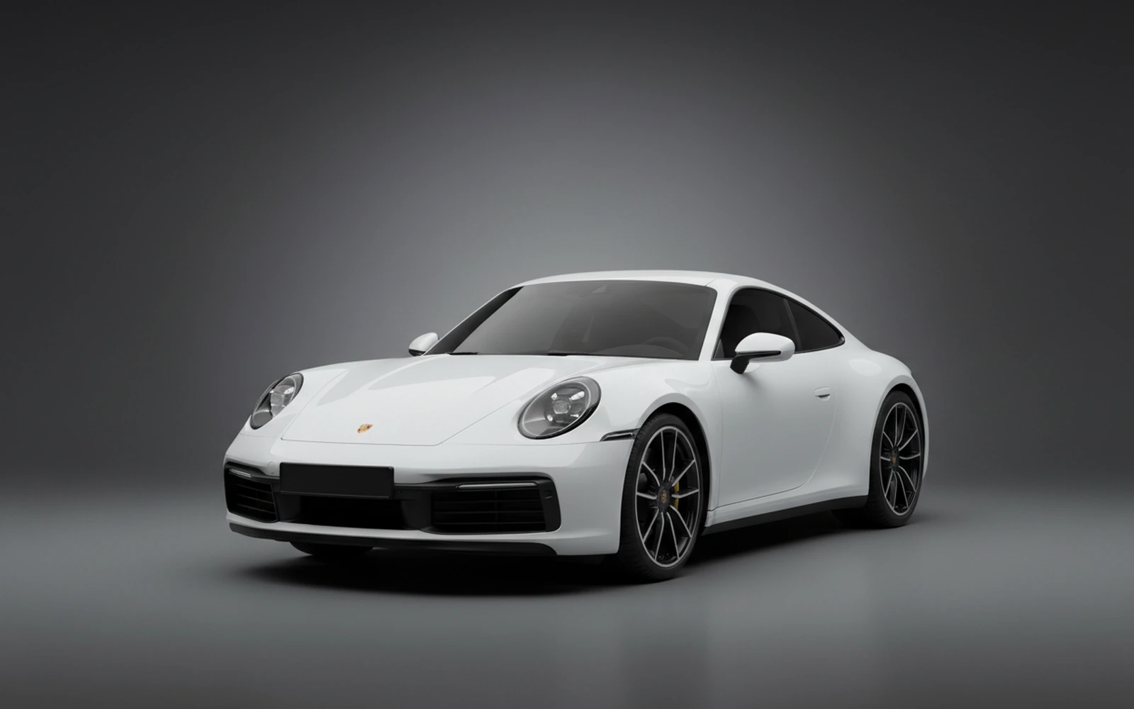 Porsche 911 White 2023 for rent in Miami — exterior front view