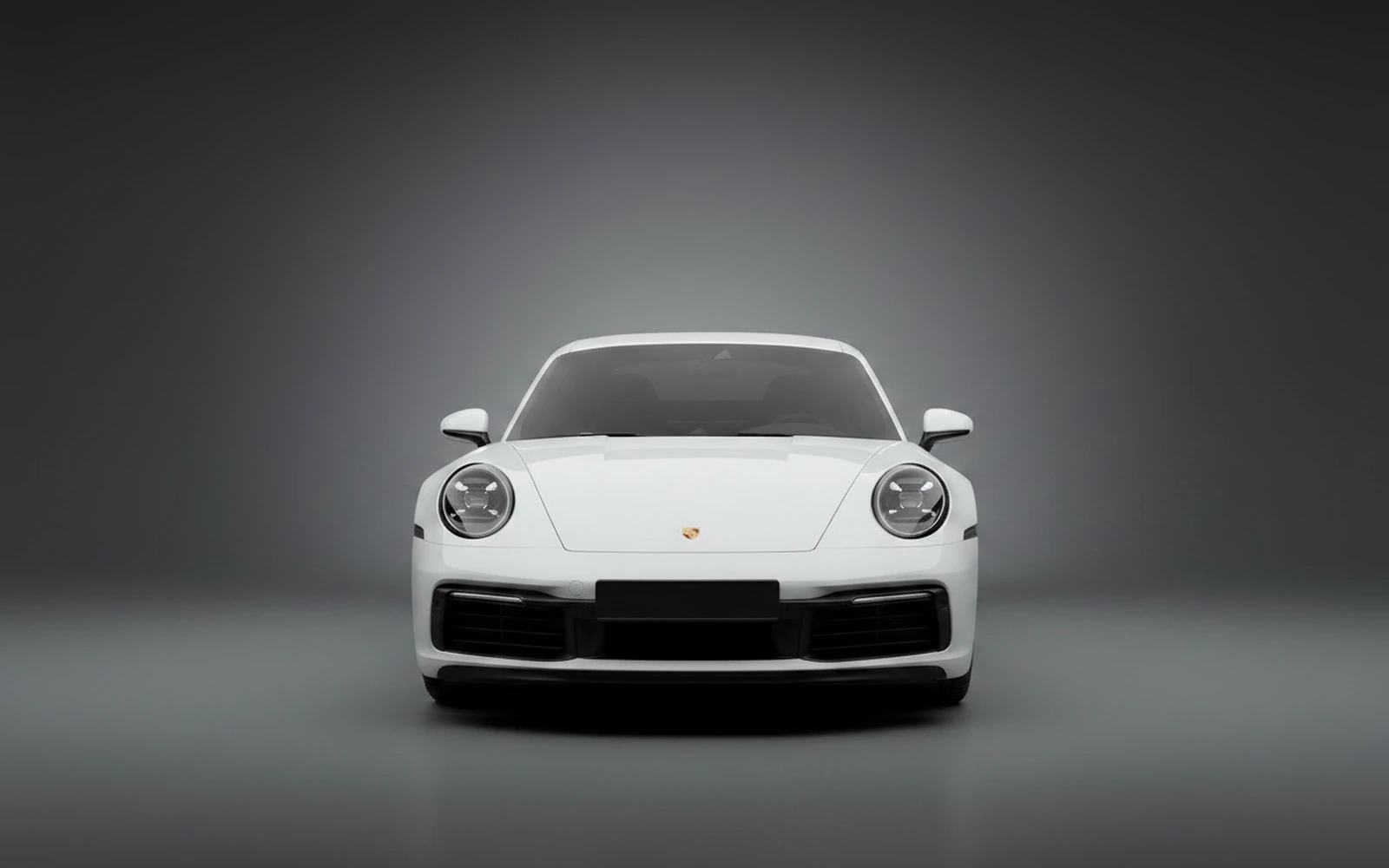 Porsche 911 White 2023 — exterior side view