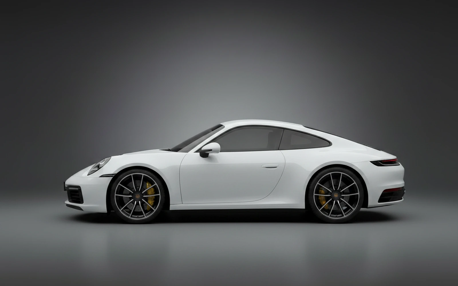 Porsche 911 White 2023 — exterior rear view