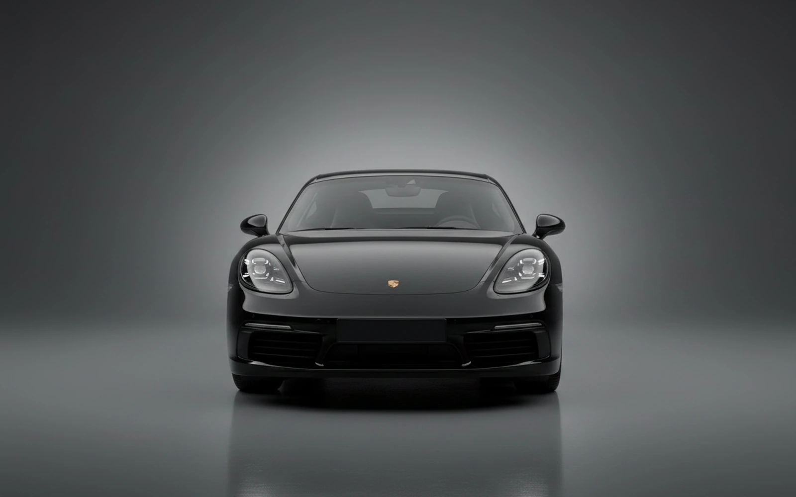Porsche Boxster Black 2024 — exterior side view