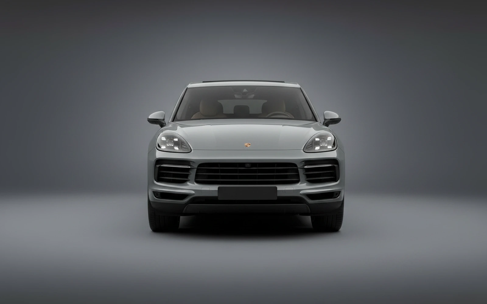 Porsche Cayenne Grey 2023 — exterior side view