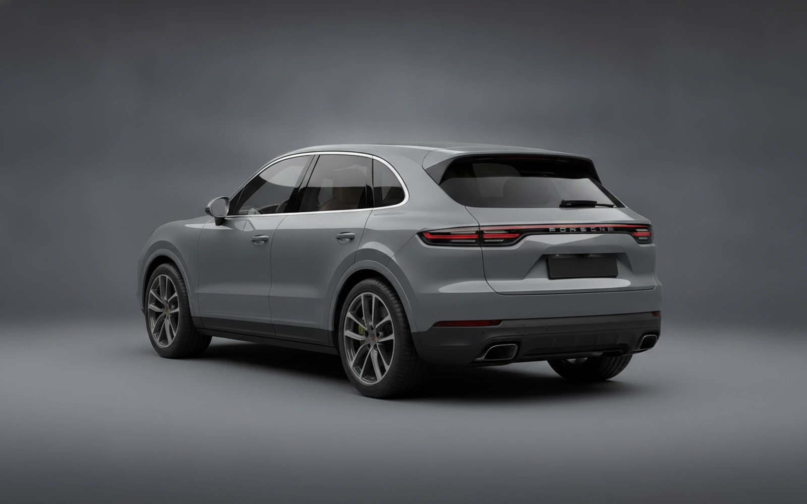 Porsche Cayenne Grey 2023 — interior dashboard