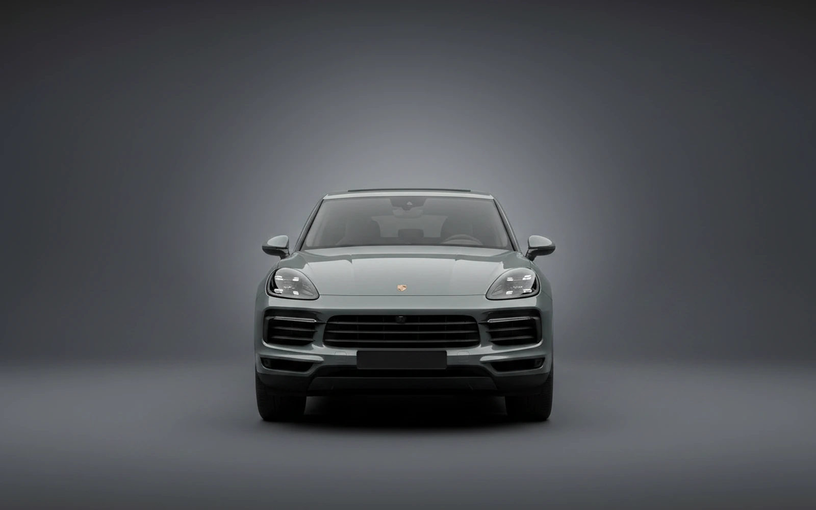 Porsche Cayenne Grey 2024 — exterior side view