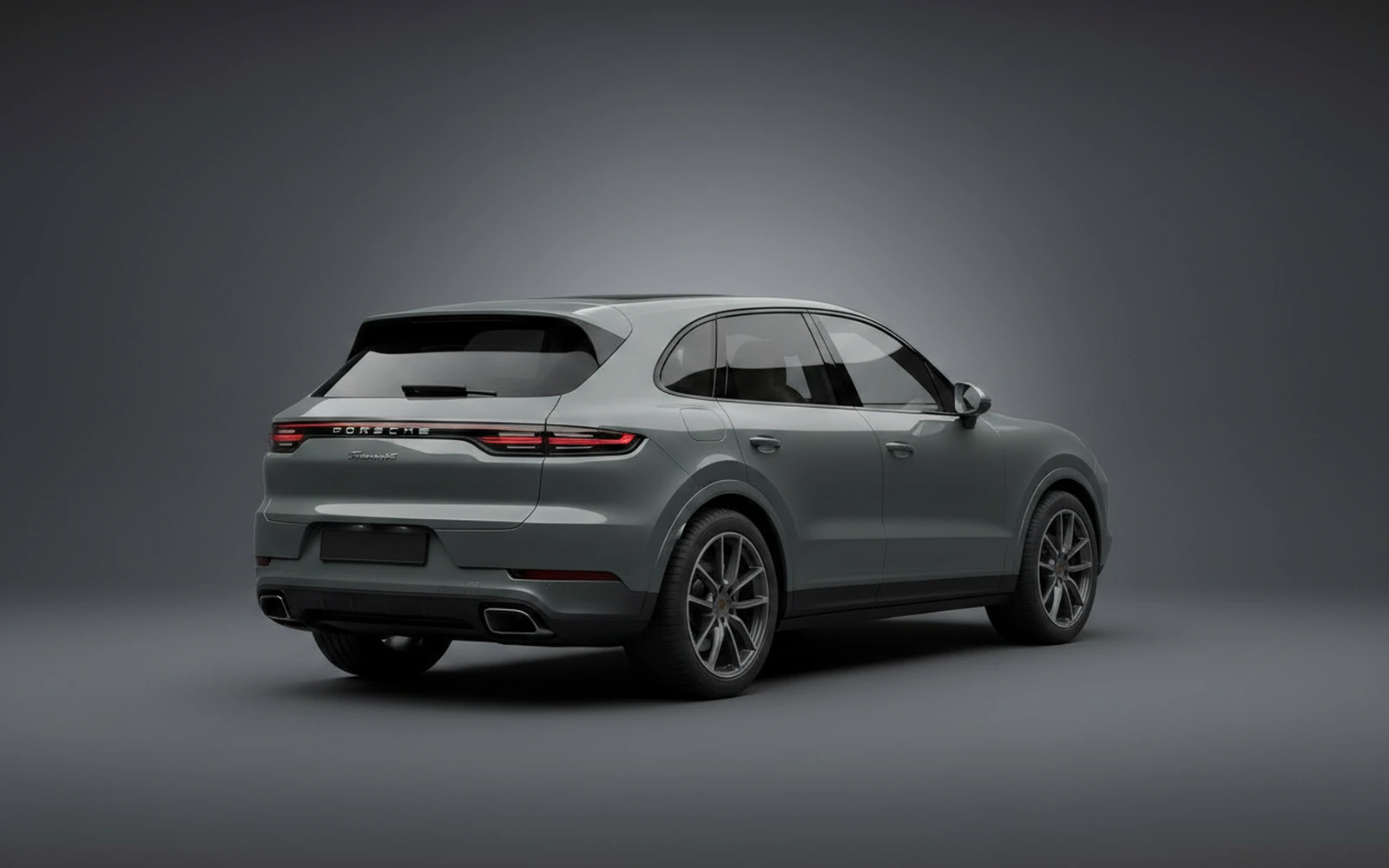 Porsche Cayenne Grey 2024 — interior dashboard