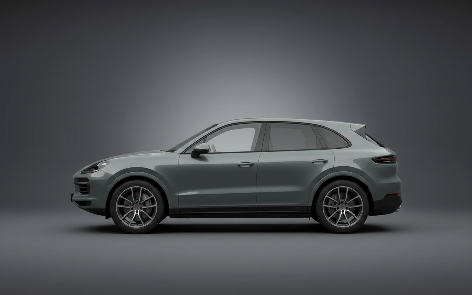 Porsche Cayenne Grey 2024 — exterior rear view