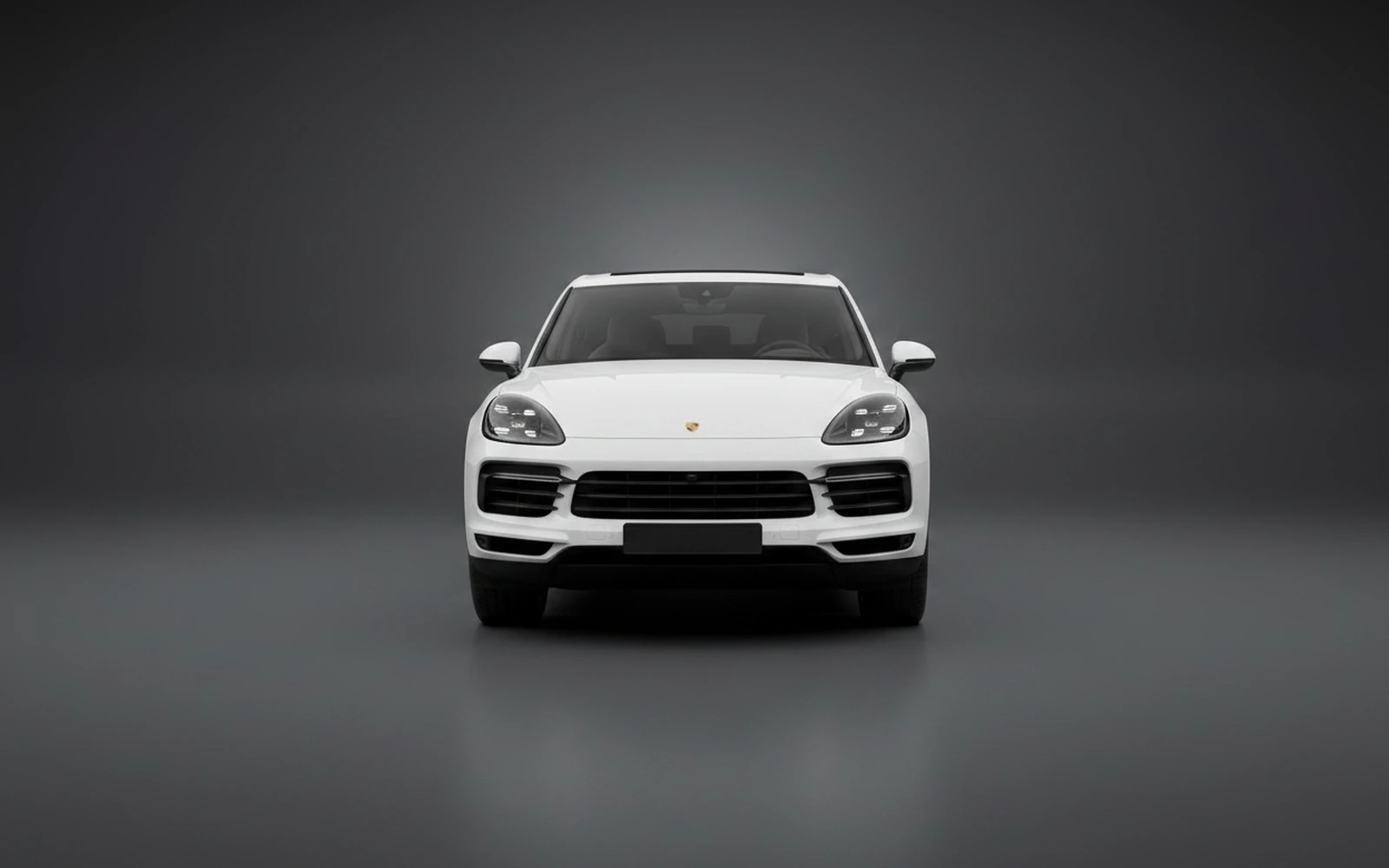 Porsche Cayenne Coupe White 2022 — exterior side view