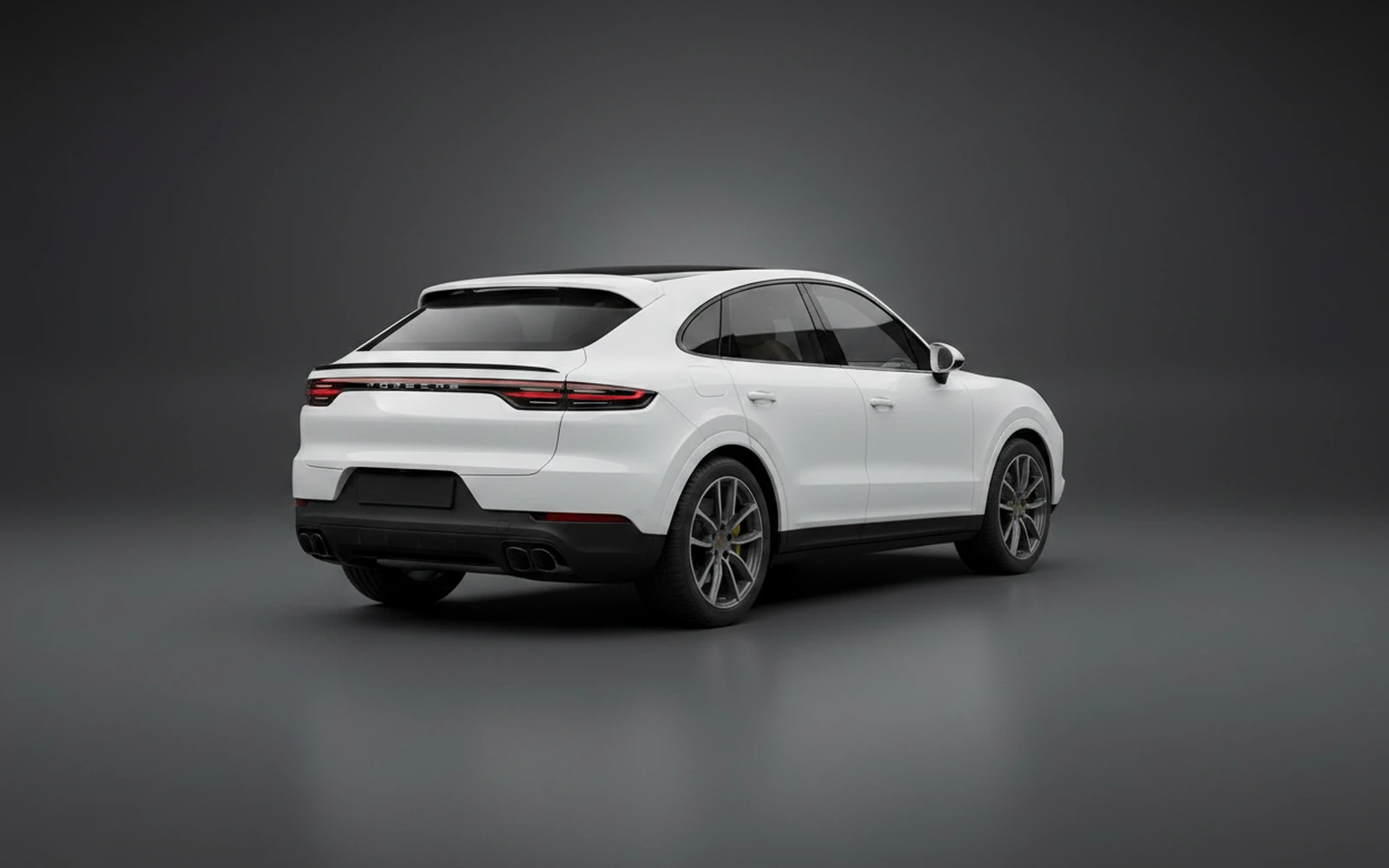 Porsche Cayenne Coupe White 2022 — interior dashboard
