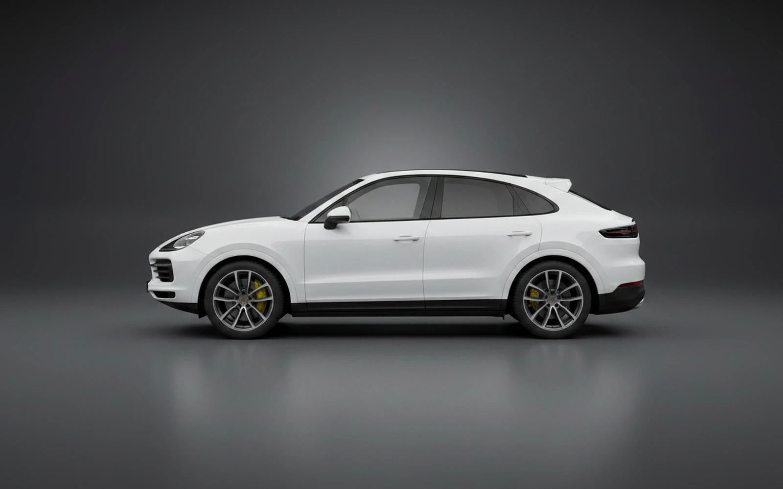 Porsche Cayenne Coupe White 2022 — exterior rear view