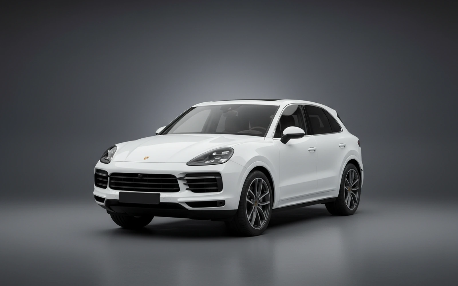 Porsche Cayenne Blanco 2025 for rent in Miami — exterior front view