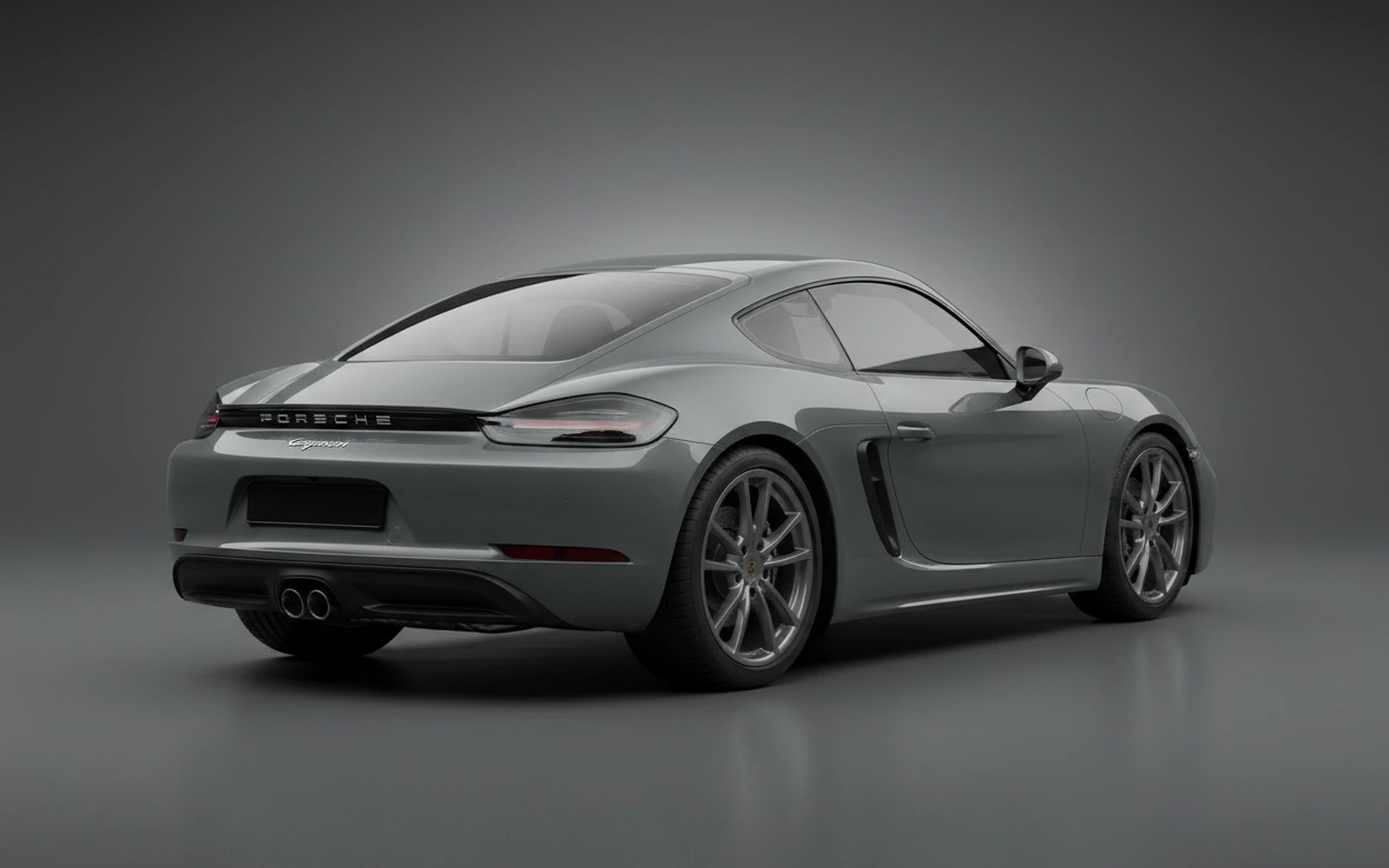 Porsche Cayman Grey 2024 — interior dashboard