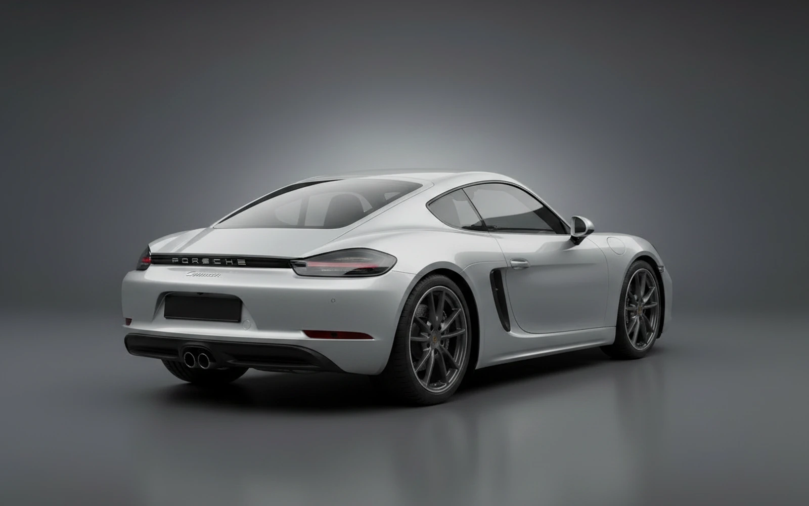 Porsche Cayman Plata 2024 — interior dashboard