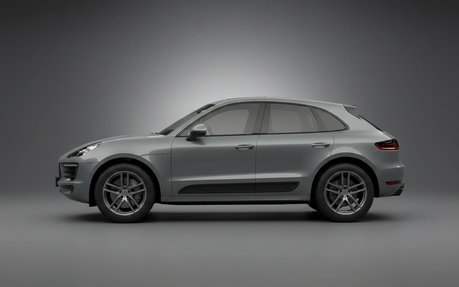Porsche Macan GTS Grey 2017 — exterior rear view