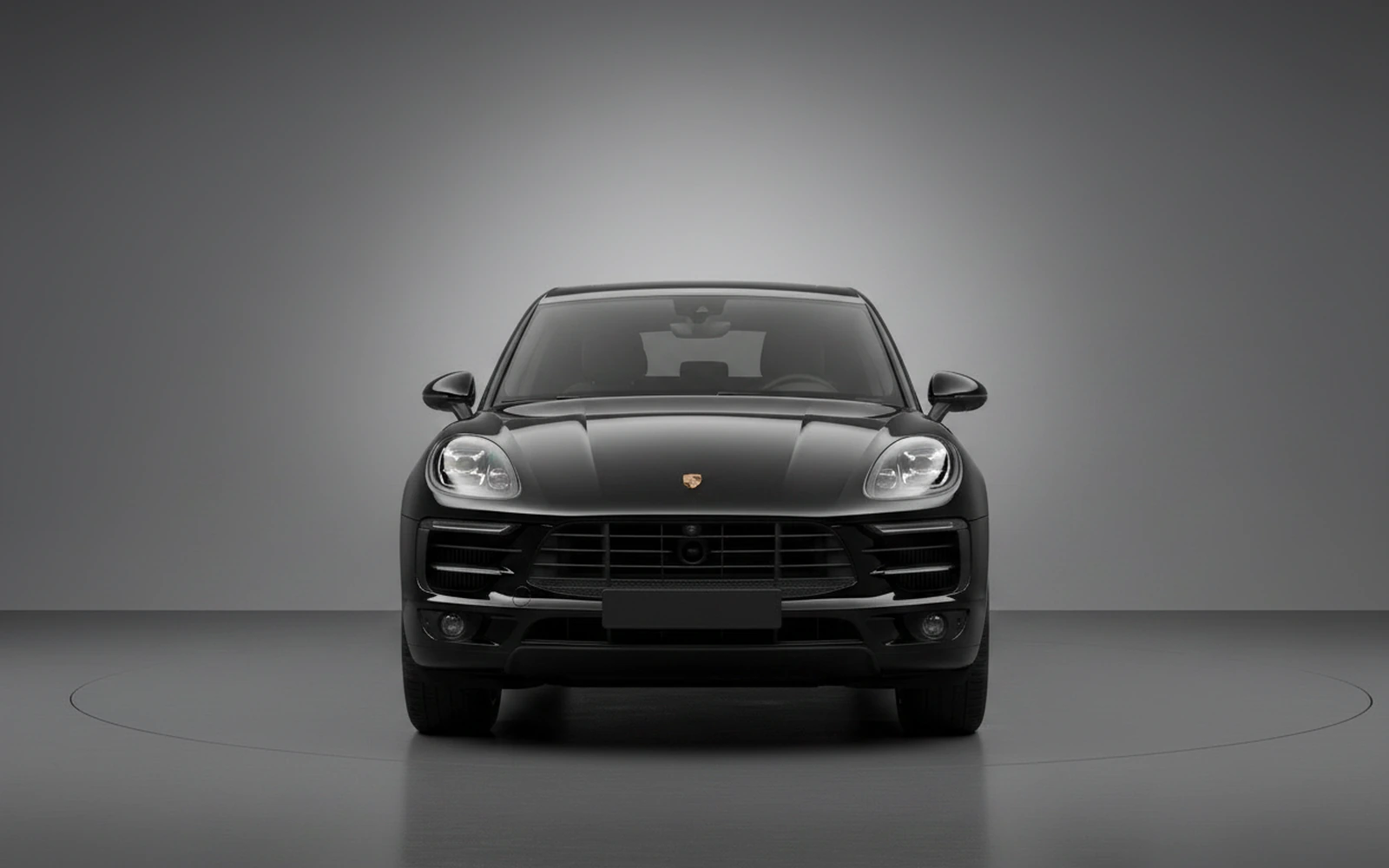Porsche Macan Black 2024 — exterior side view