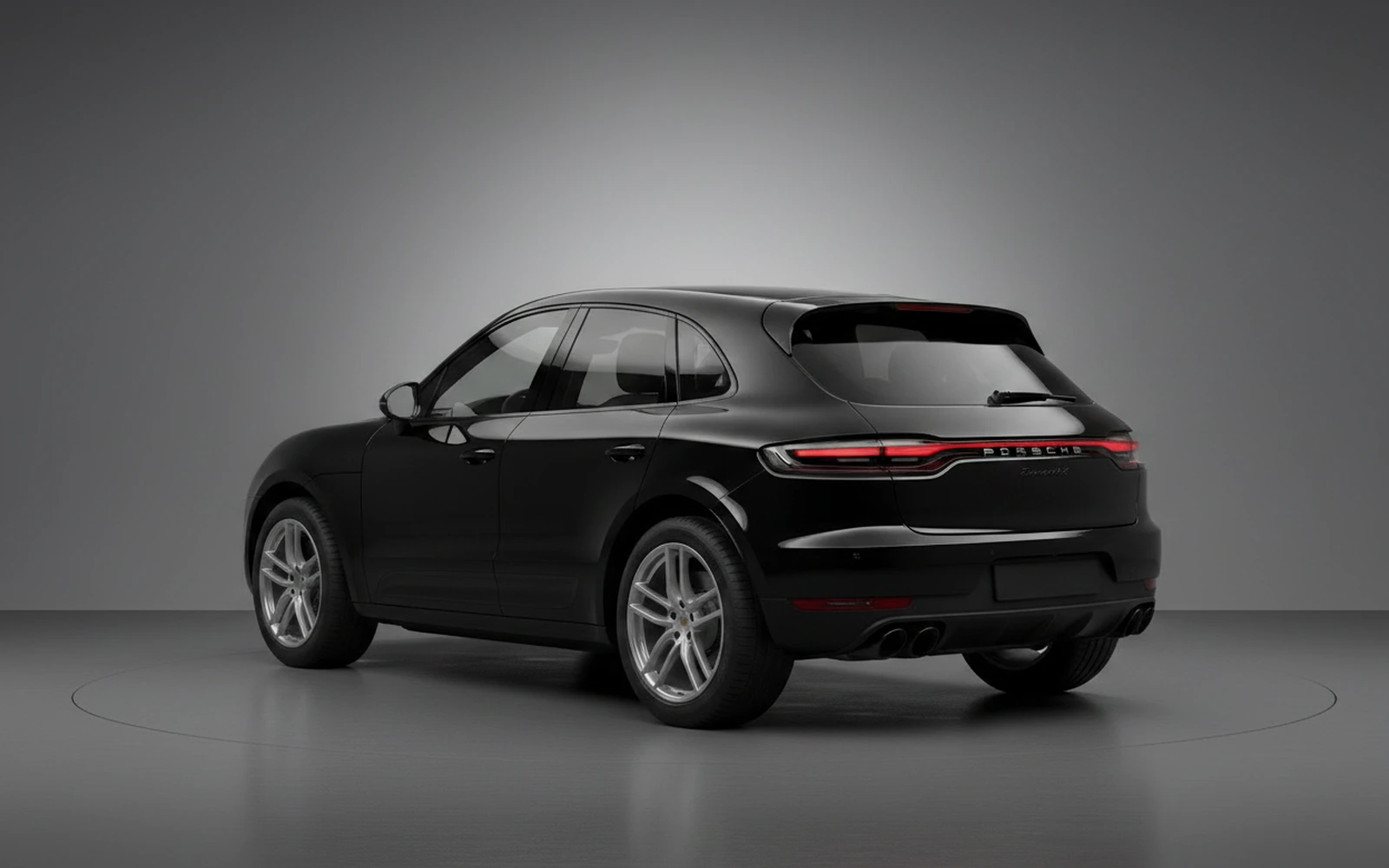 Porsche Macan Black 2024 — interior dashboard