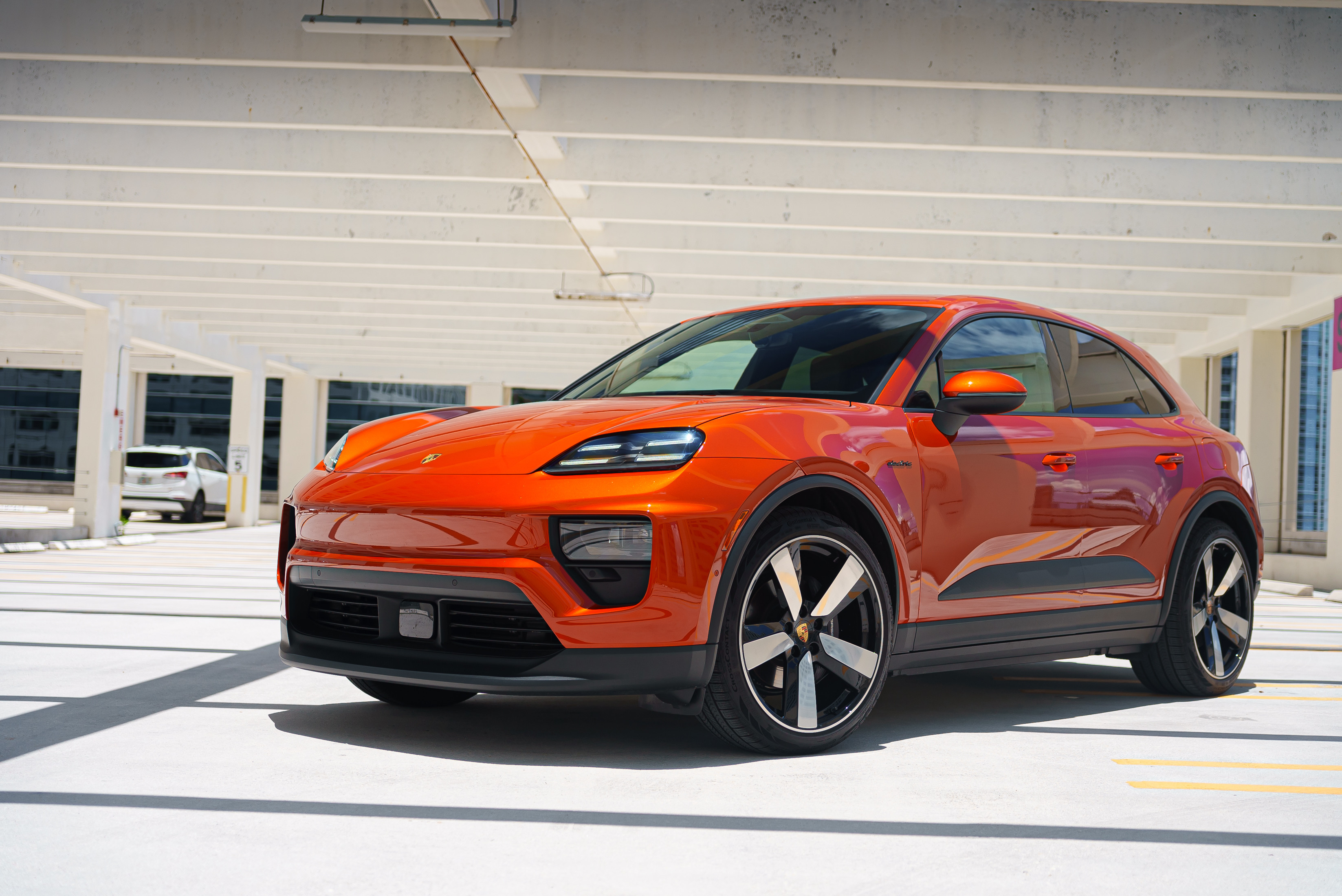 Porsche Macan S Grey for rent in Miami — exterior photo