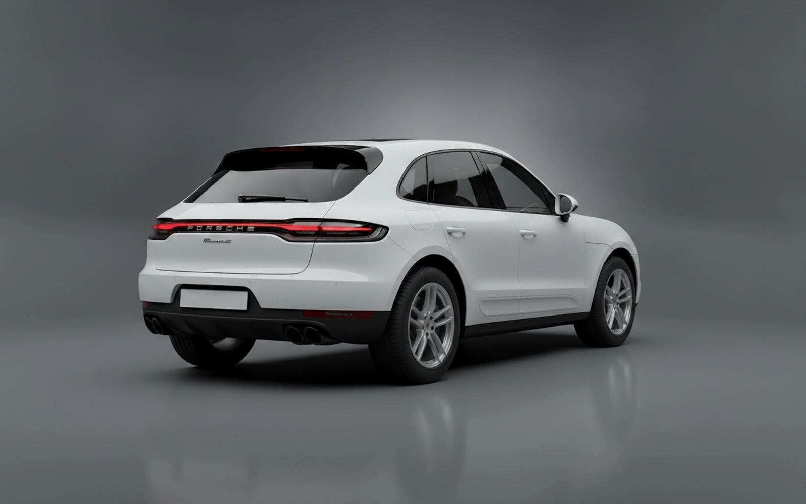 Porsche Macan White 2024 — interior dashboard