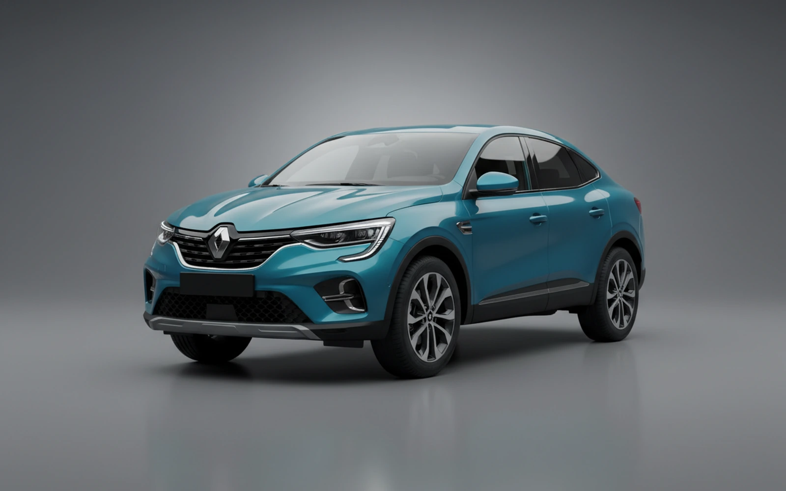 Renault Arkana Aquamarine Blue 2025 for rent in Miami — exterior photo