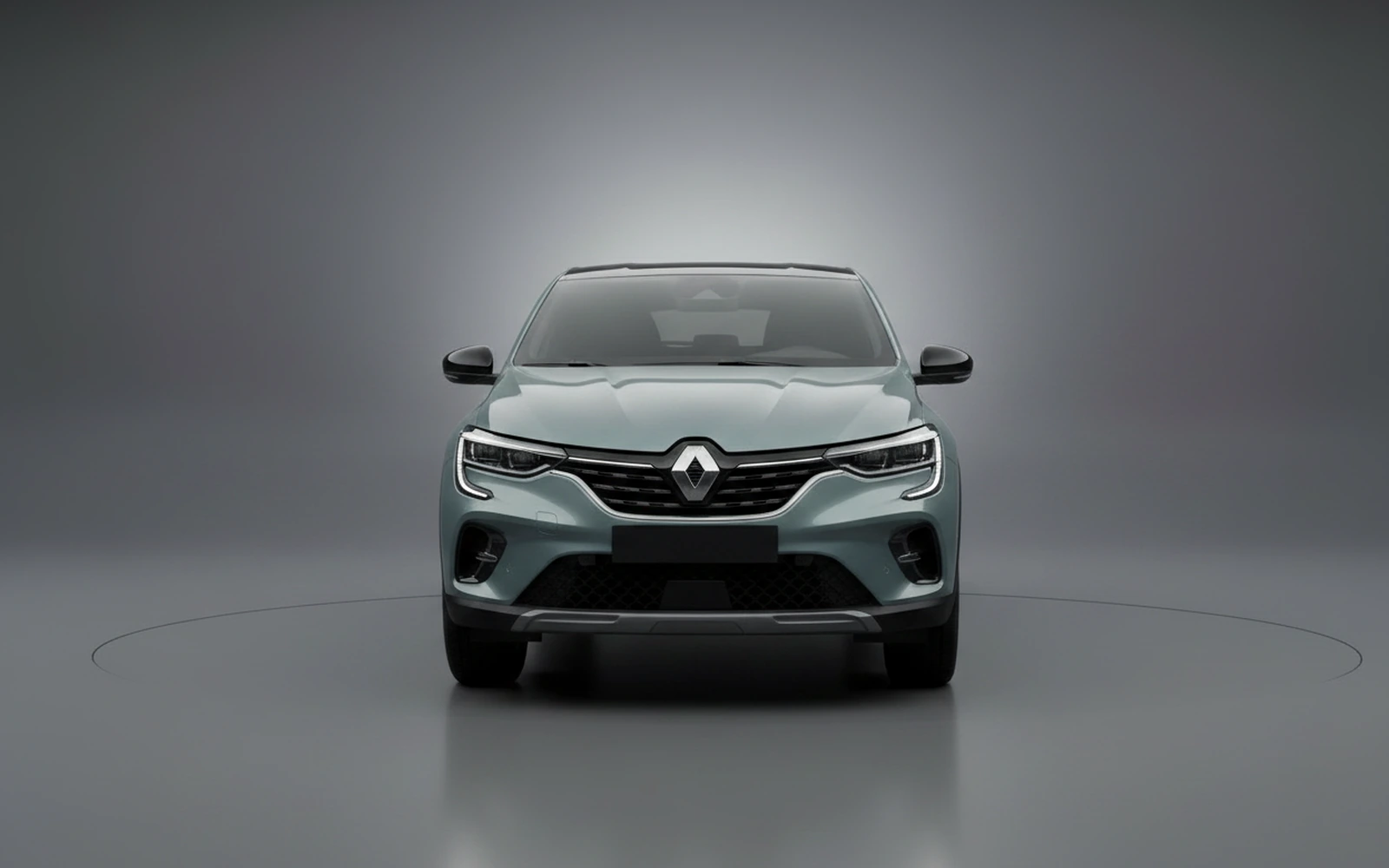 Renault Arkana Aquamarine Grey 2025 — exterior side view
