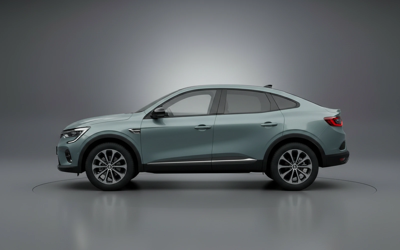 Renault Arkana Aquamarine Grey 2025 — exterior rear view