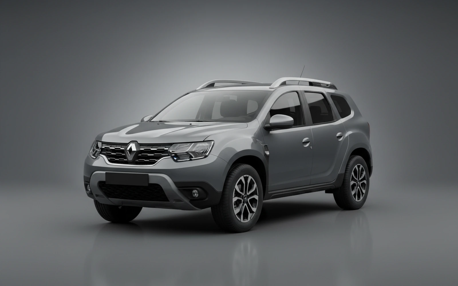 Renault Duster Urban Grey 2025 for rent in Miami — exterior photo